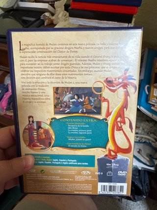 DVD Mulan 2 La Leyenda Continúa