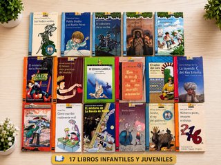 Lote 17 libros infantiles y juveniles