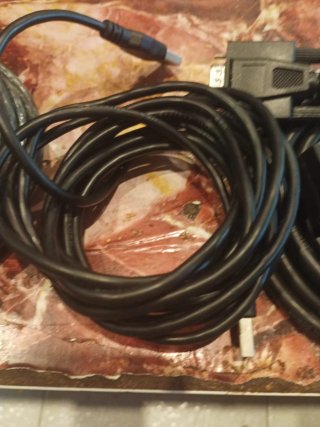 HDMI 6m y USB 2m + 6m alargadores