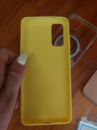 Custodie per iPhone 11 trasparenti e gialla