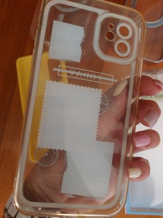 Custodie per iPhone 11 trasparenti e gialla