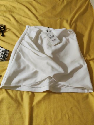 Falda Zara Blanca Talla M Sin Estrenar