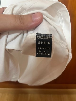 Lote 4 Camisetas Shein Manga Corta Tirantes M