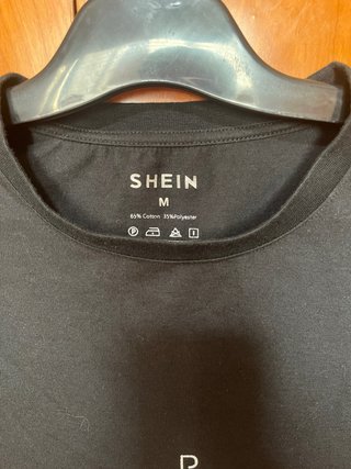 Lote 4 Camisetas Shein Manga Corta Tirantes M
