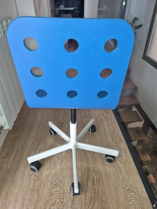 Silla de escritorio infantil azul