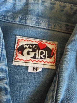 Camicia jeans GIRL vintage tg M