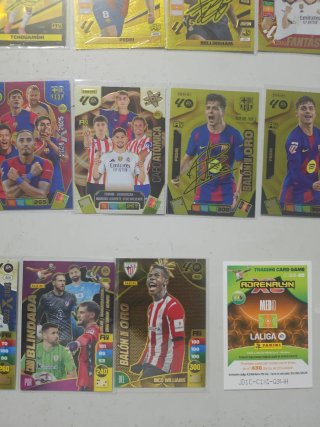 Lote cromos Adrenalyn XL LaLiga Balón de Oro
