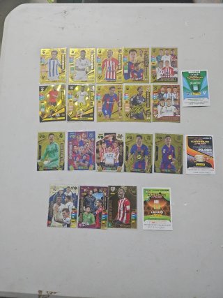 Lote cromos Adrenalyn XL LaLiga Balón de Oro