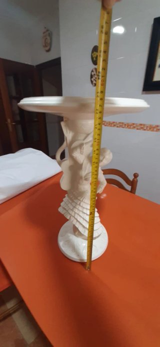 Tavolo ausiliario con ballerina spagnola