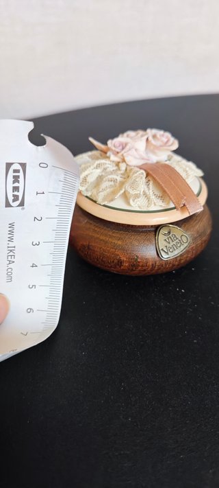 Portagioie Capodimonte Via Veneto legno e porcella
