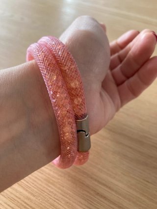 Set 2 bracciali effetto rete