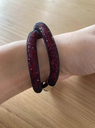 Set 2 bracciali effetto rete