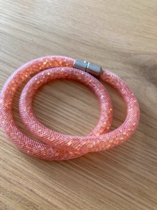 Set 2 bracciali effetto rete