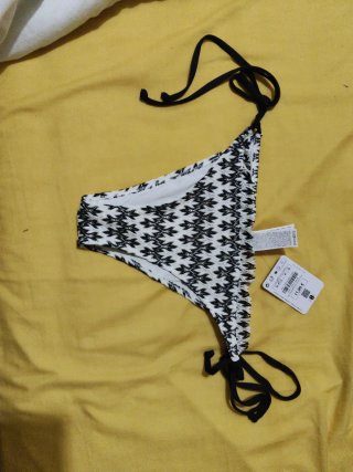 Braga bikini brasileña estampada M