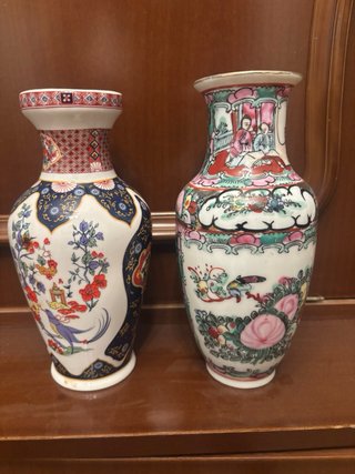 Vasi in ceramica cinesi, multicolore