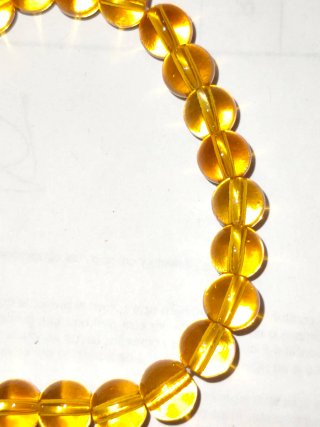 Pulsera Citrino Piedra Natural Ajustable