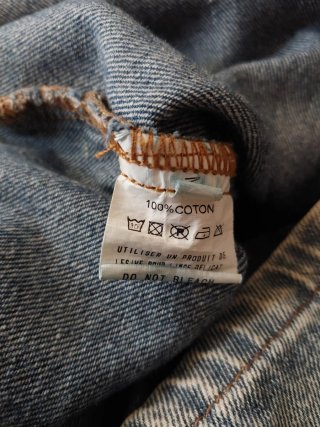 Vestido vaquero con cinturón Talla S