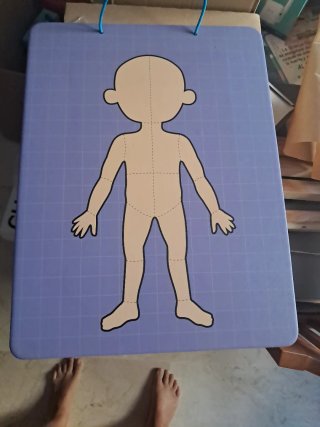 Juguete educativo cuerpo humano Imantado.
