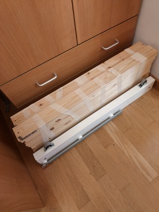 BRIMNES Estructura Diván Blanco 80x200