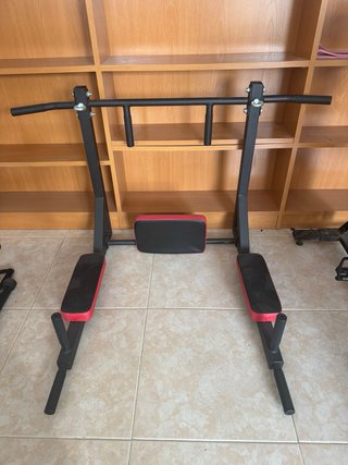 Máquina de dominadas,abdominales y Poleas Fitness