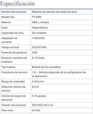 Lanzador Automático de Pelotas de Tenis / Padel