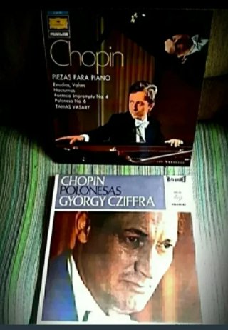 Lote 2 Vinilos Chopin Piano y Polonesas