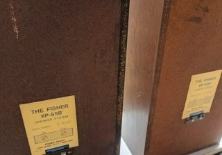 Altavoces The Fisher XP-55B madera