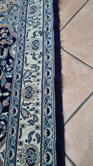 Tappeto stile orientale beige e blu