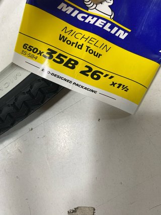 : Pareja Cubiertas Michelin World Tour 650x3
