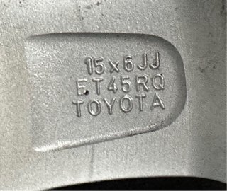 Llantas Toyota Corolla 15” 4x100