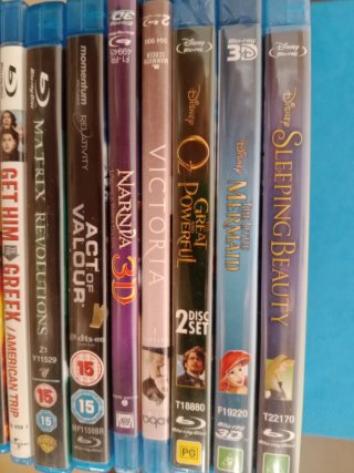 Lote 14 Filmes Blu-ray: Aventura, Animação, Crime