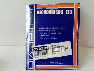 Candado Antirrobo Disco Moto CGMItalia Z13