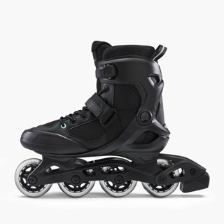 PRODUCTO OCASIÓN: Roller Fitness Mujer FIT100 Negro Menta