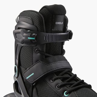 PRODUCTO OCASIÓN: Roller Fitness Mujer FIT100 Negro Menta