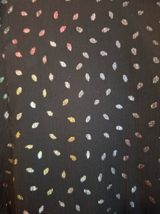 Blusa Desigual Talla S Negra Estampada