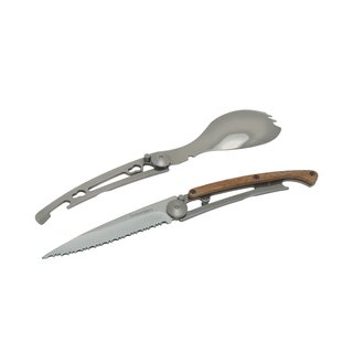 Cubiertos plegables de camping trek senderismo Baladéo