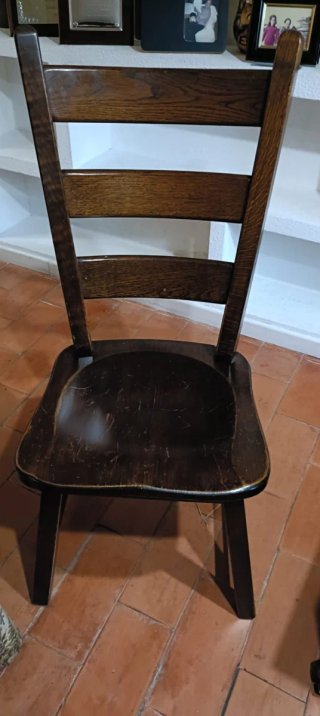 Silla de roble