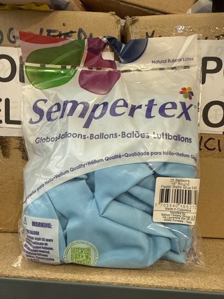 Palloncini Sempertex 18 Azzurro Pastello