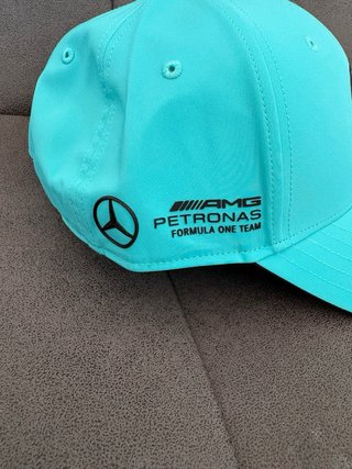 Gorra Mercedes Benz F1 Adidas Turquesa