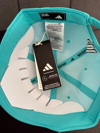 Gorra Mercedes Benz F1 Adidas Turquesa