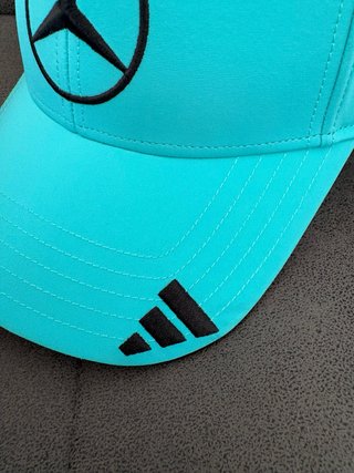 Gorra Mercedes Benz F1 Adidas Turquesa