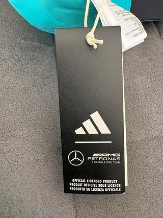 Gorra Mercedes Benz F1 Adidas Turquesa