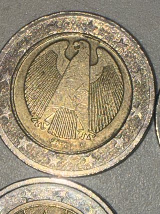Monedas 2 Euros Portugal con Errores