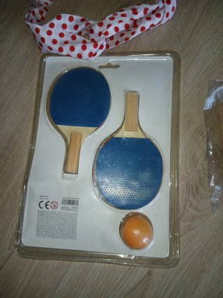Mini Ping Pong con Red + colgado....LOTE