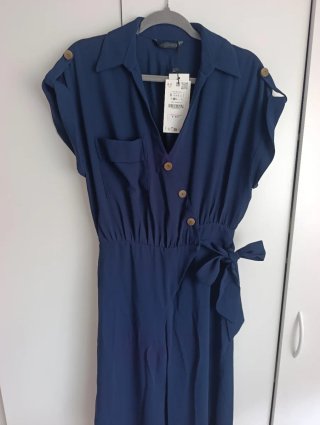 Mono Zara azul marino talla S