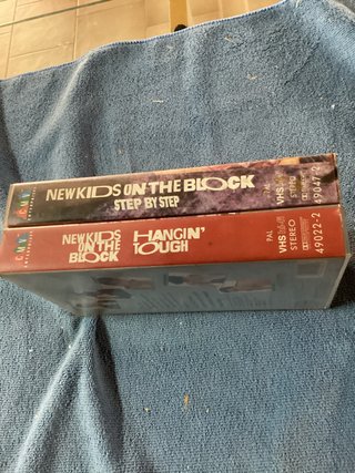 New Kids on the Block VHS - Step by Step & Hangin'