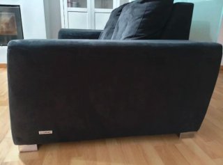 Divano estensibile con pouf indipendente