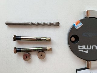 Anclaje Suelo antirrobo Luma Solido moto o bici