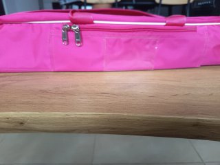 Funda de 70cm  y Bastón de 50cm Twirling Rosa Bail