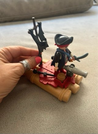 Playmobil Pirata con Barco y Cañón